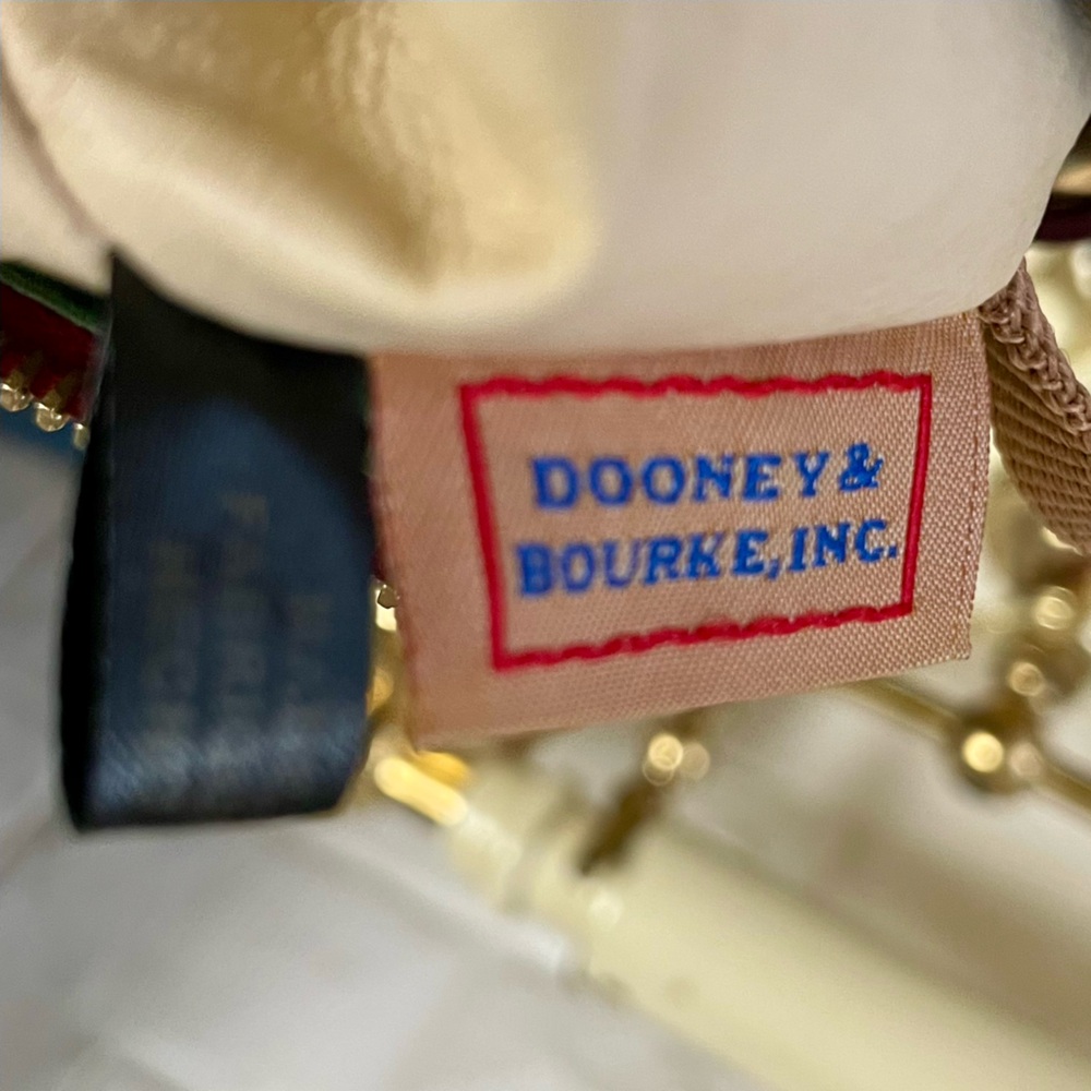 Vintage Dooney & Bourke Florentine Leather Laurel Crossbody Bag Purse - Picture 15 of 16